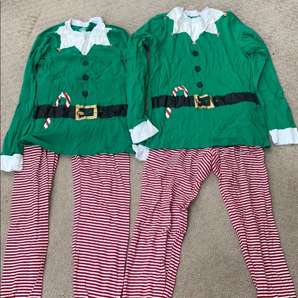 Matching elf pj set
